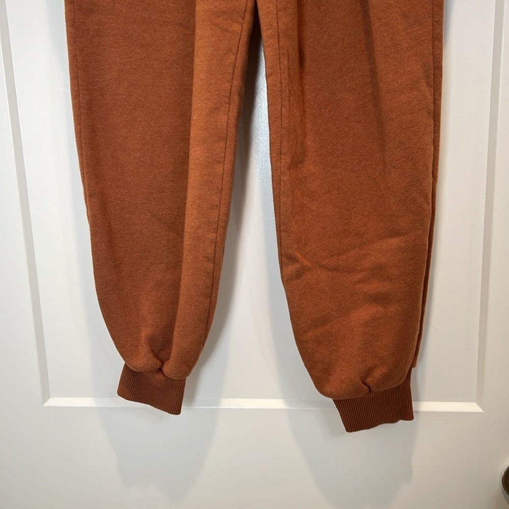Gilded Intent (Buckle) Rust Jogger Pants size medium. - Picture 4 of 13